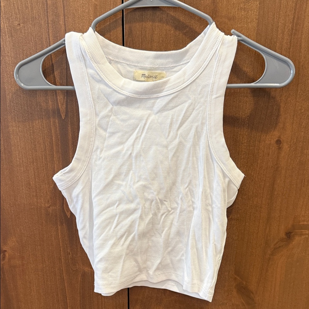 NWOT Madewell Classic White Tank Top